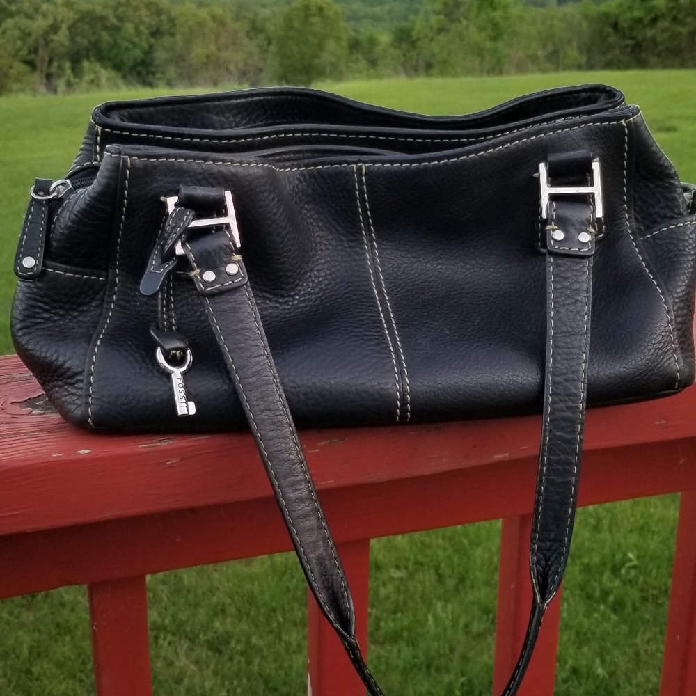 Fossil Black Leather purse